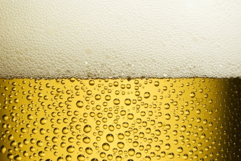 Das Beer Foam Wallpaper 480x320