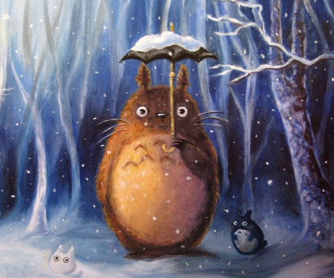 Das My Neighbor Totoro Wallpaper 480x400