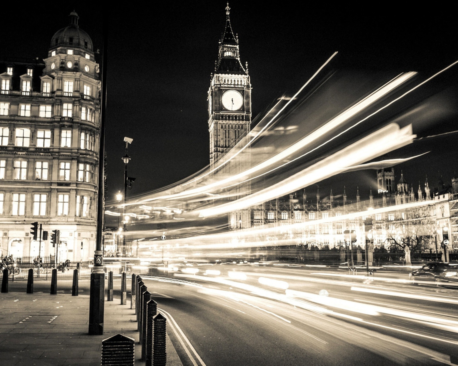 Das Big Ben London City Lights Wallpaper 1600x1280