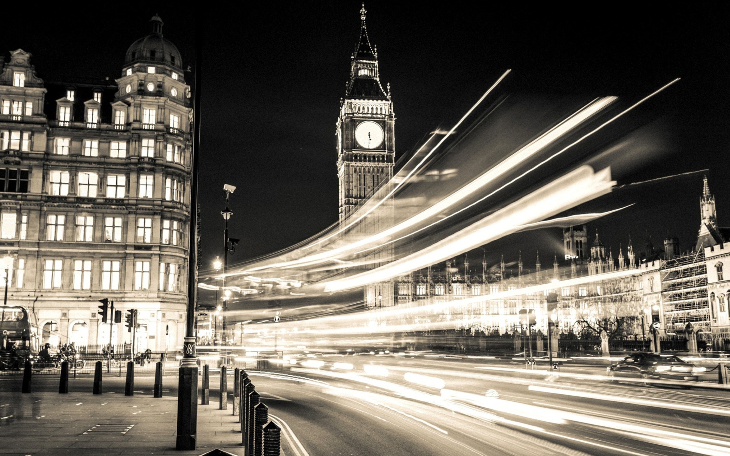 Big Ben London City Lights wallpaper 2560x1600