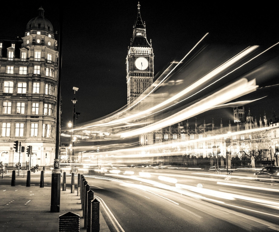 Big Ben London City Lights screenshot #1 960x800