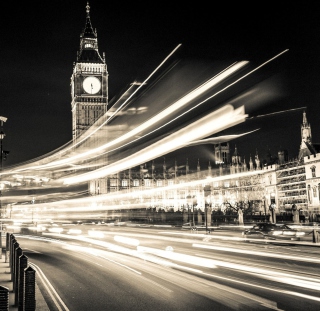 Big Ben London City Lights - Obrázkek zdarma pro 1024x1024