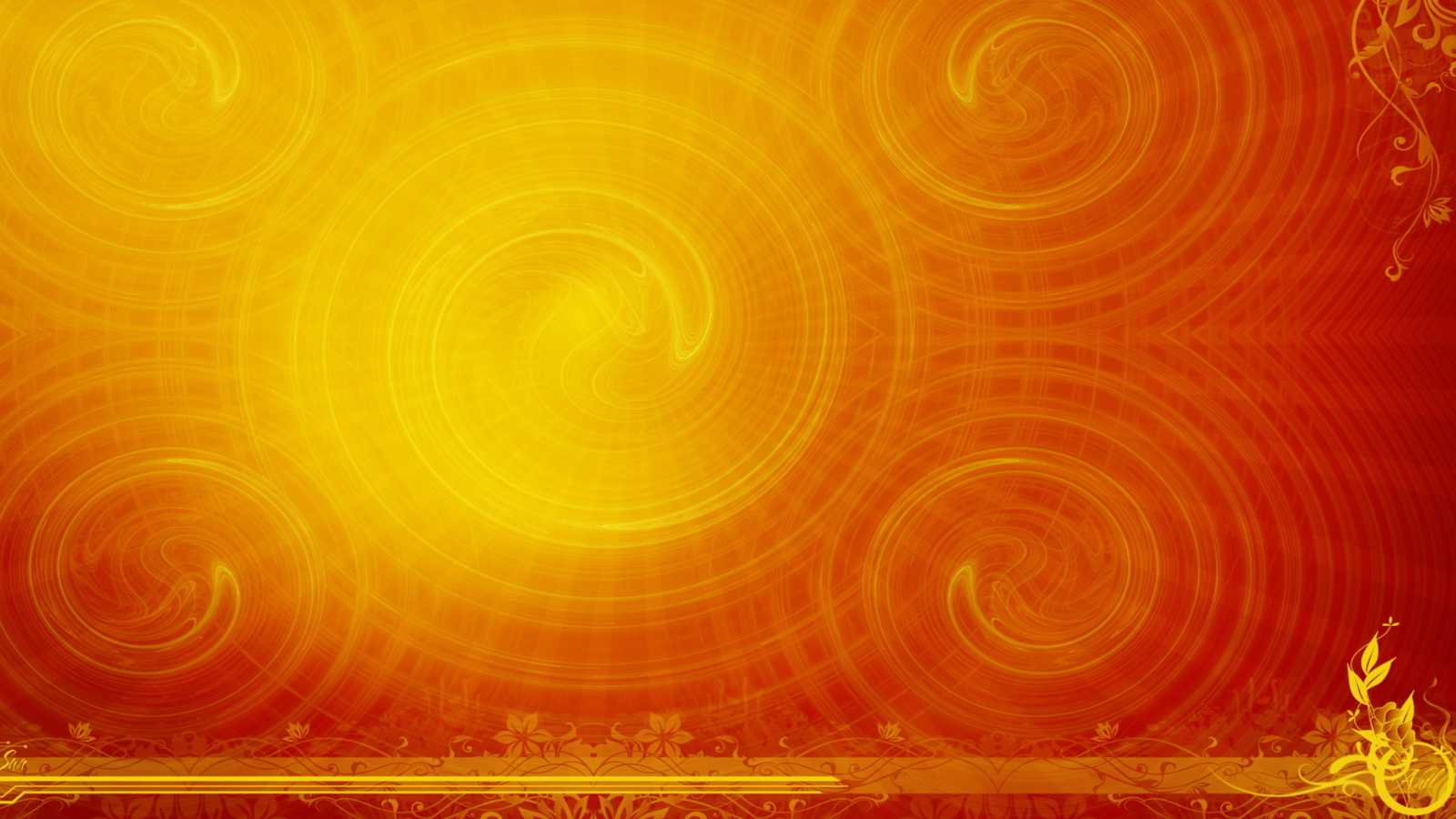 Das Orange Pattern Emboss Wallpaper 1600x900