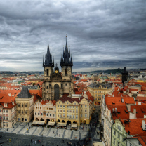 Old Town Square Prague wallpaper 208x208