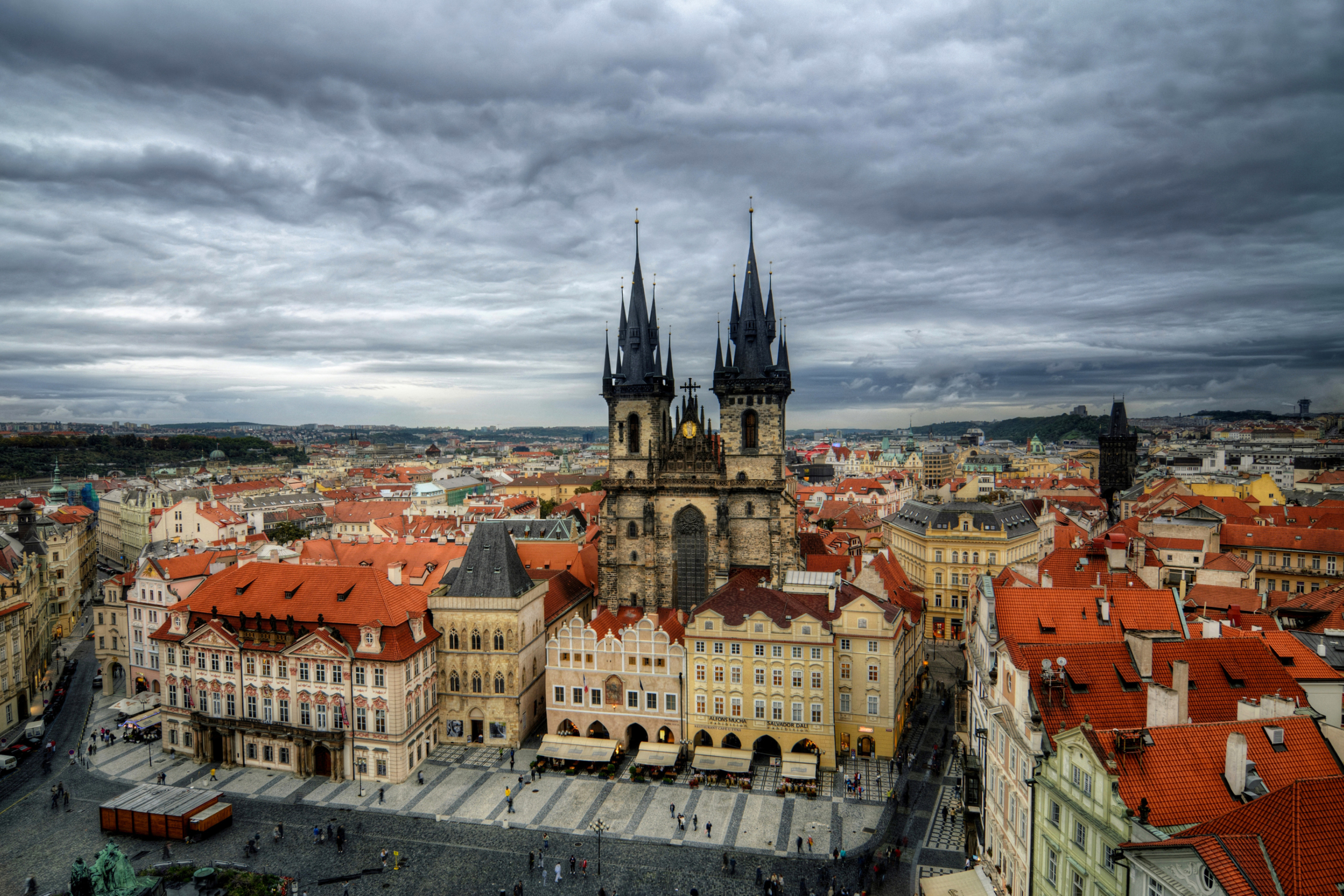 Old Town Square Prague wallpaper 2880x1920