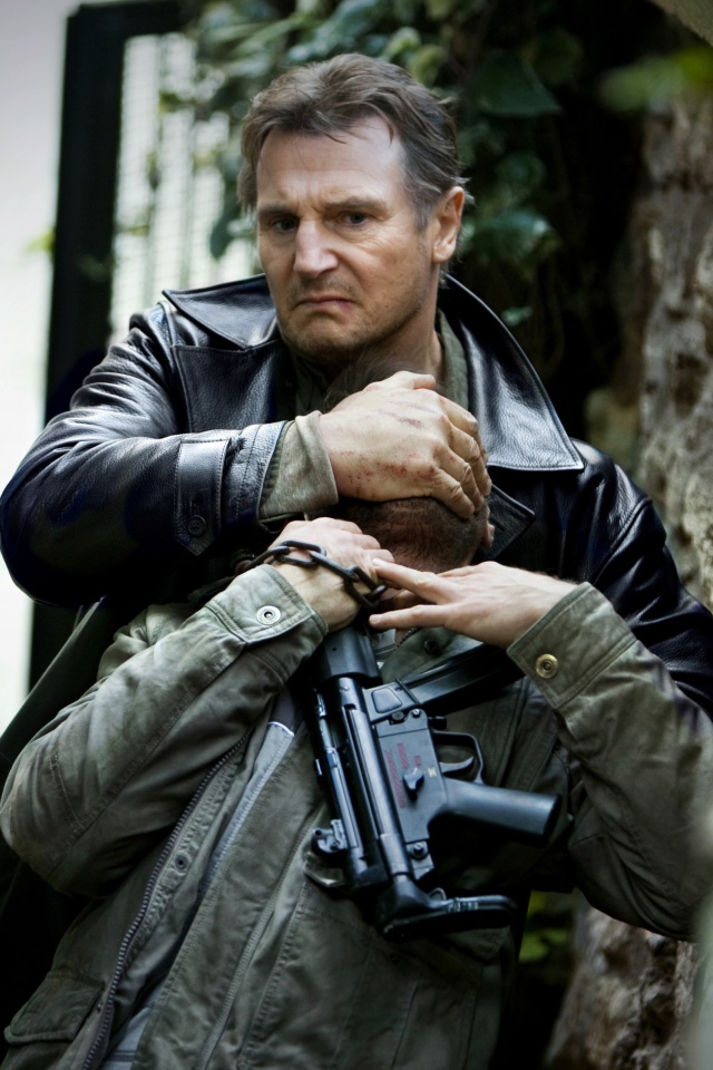 Fondo de pantalla Taken Liam Neeson 640x960