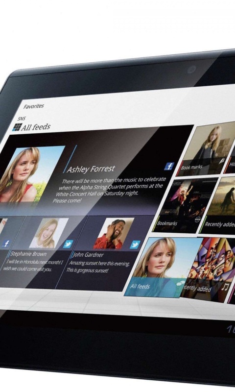 Fondo de pantalla Sony Tablet S Sny Tabs 480x800