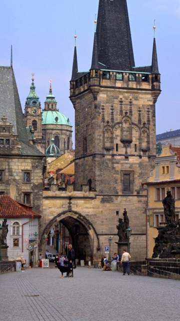 Das Charles Bridge Prague - Czech Republic Wallpaper 360x640