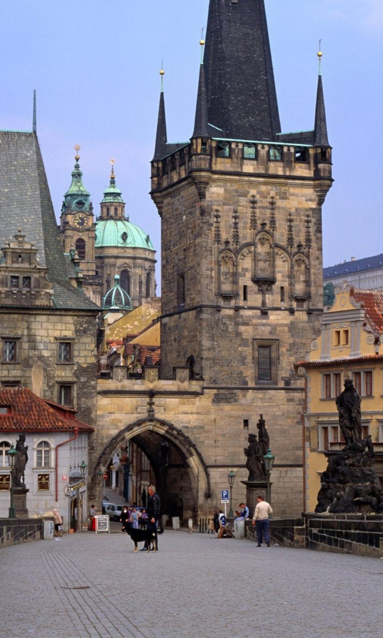 Charles Bridge Prague - Czech Republic wallpaper 768x1280