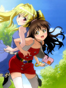 Mikan Yuuki and Konjiki no Yami from To Love Ru Anime screenshot #1 132x176