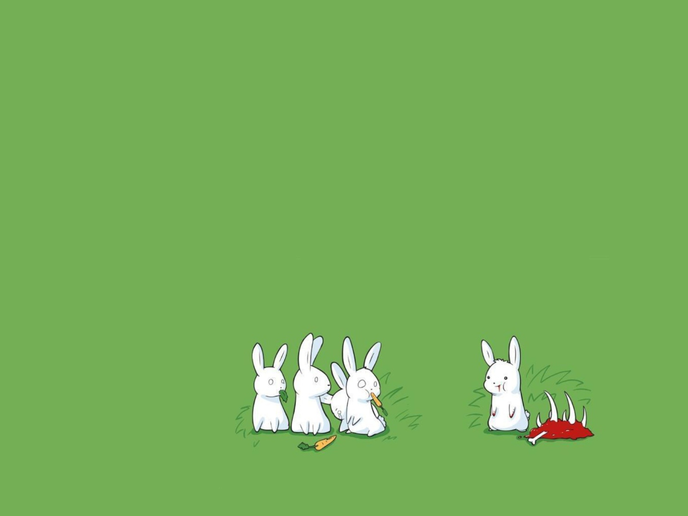 Das Carnivorous Rabbit Wallpaper 1400x1050