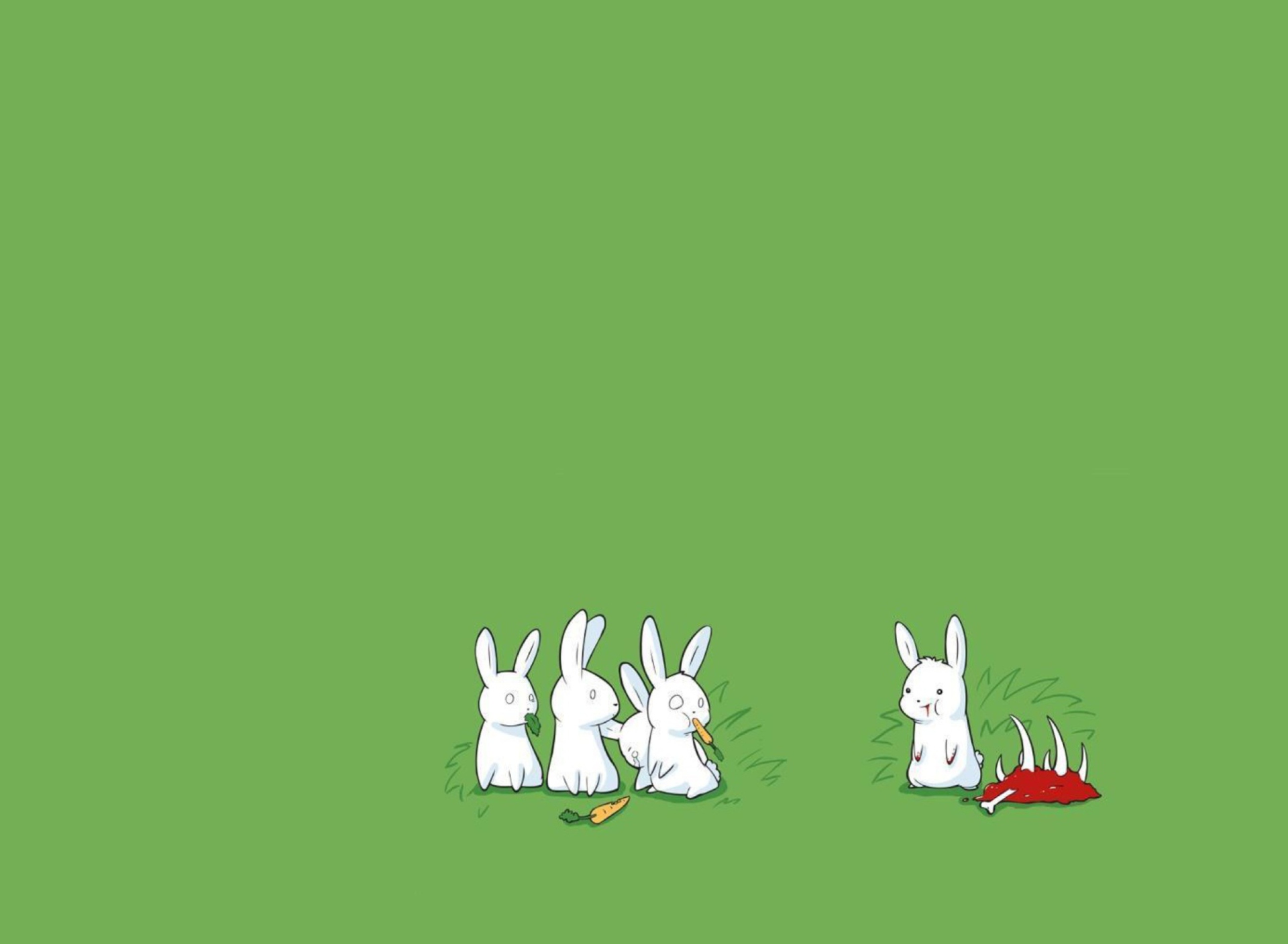 Das Carnivorous Rabbit Wallpaper 1920x1408