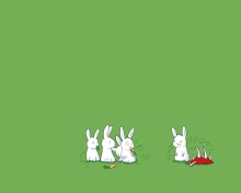 Das Carnivorous Rabbit Wallpaper 220x176