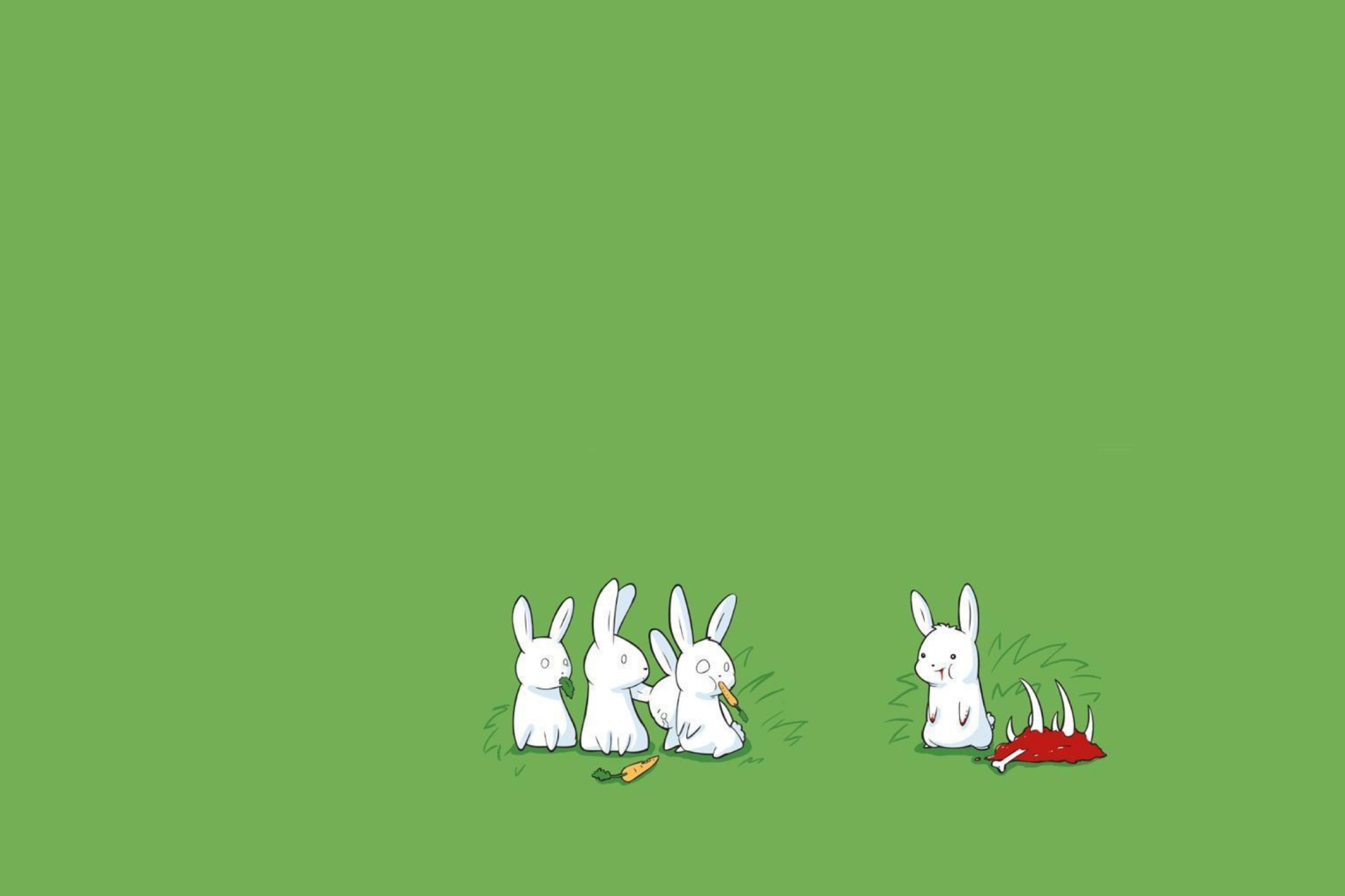 Carnivorous Rabbit wallpaper 2880x1920
