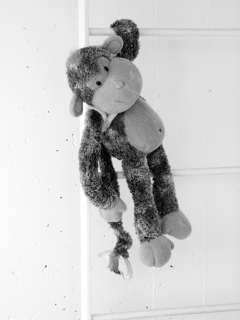 Monkey Toy wallpaper 240x320