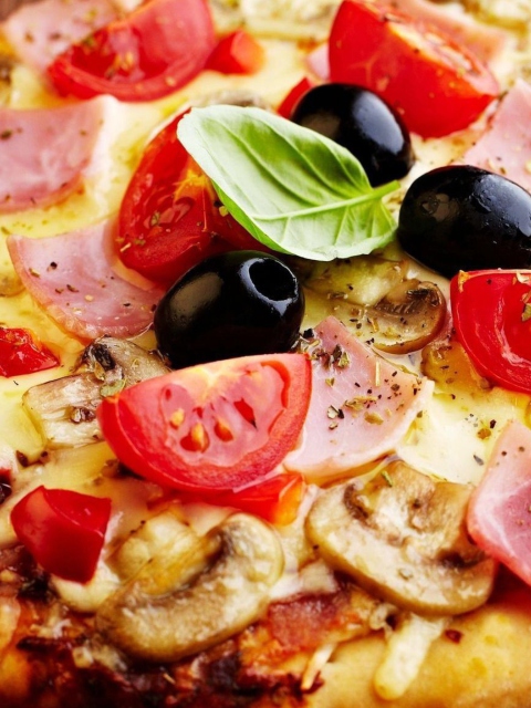 Italian Pizza wallpaper 480x640