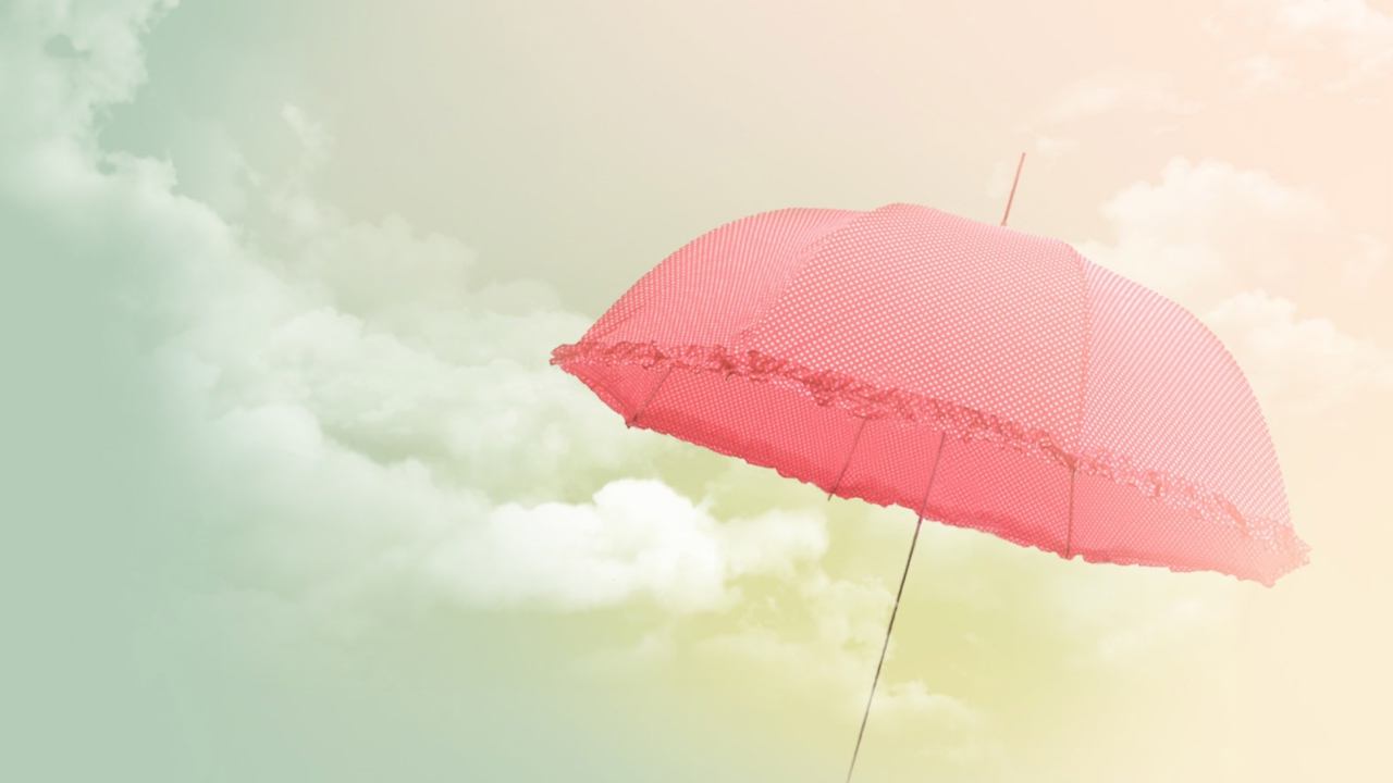 Das Pink Umbrella Wallpaper 1280x720