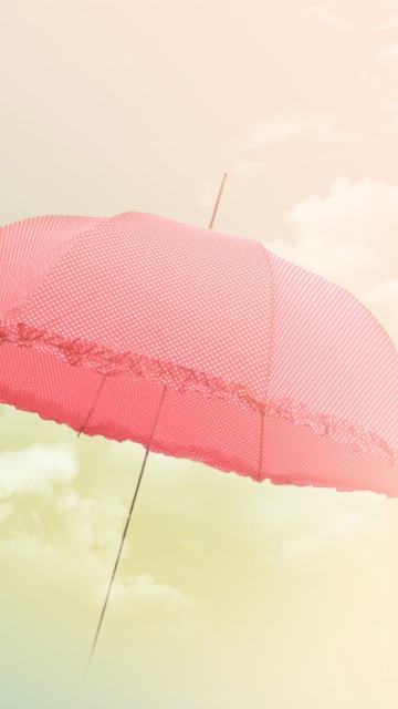 Обои Pink Umbrella 360x640