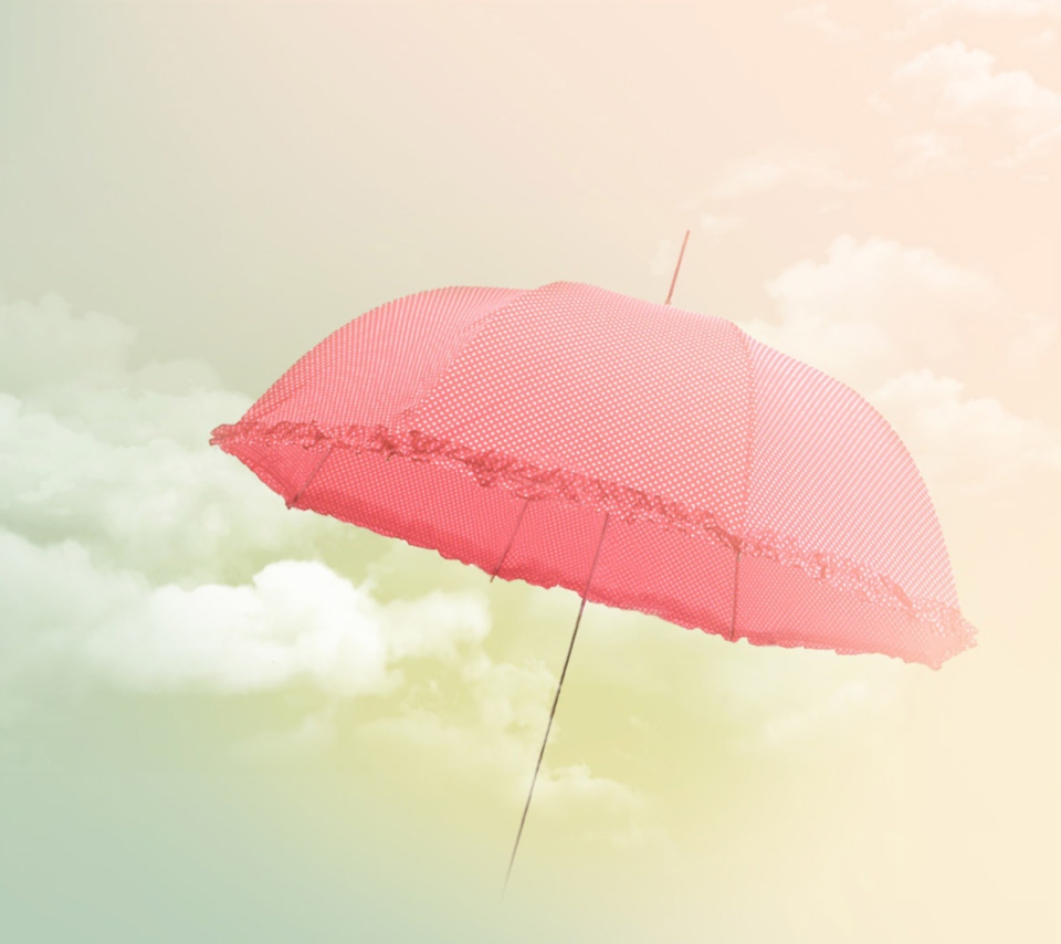Das Pink Umbrella Wallpaper 960x854