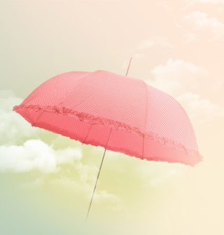 Kostenloses Pink Umbrella Wallpaper für iPad
