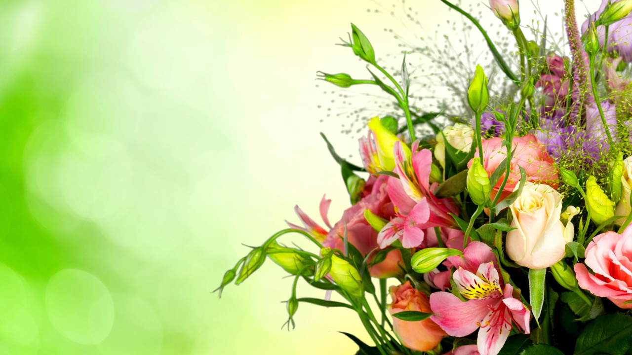 Fondo de pantalla Calla Lily Bouquet 1280x720