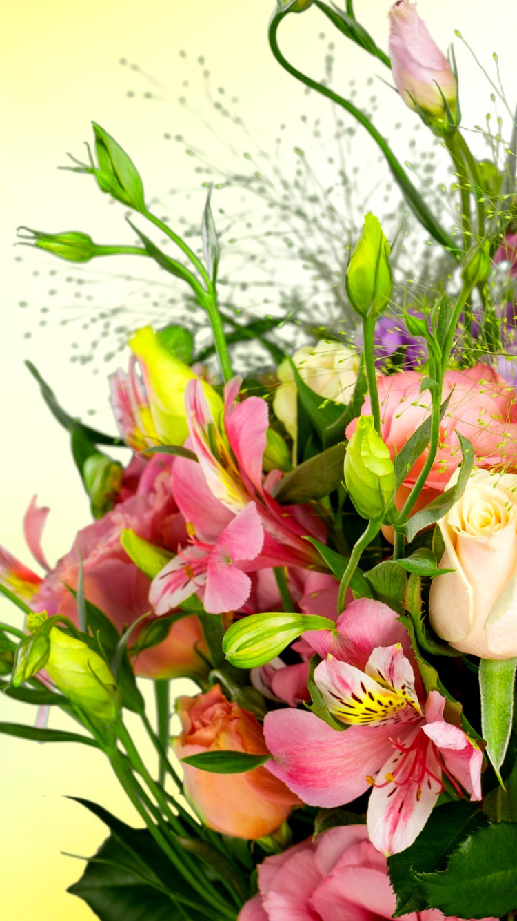 Das Calla Lily Bouquet Wallpaper 750x1334