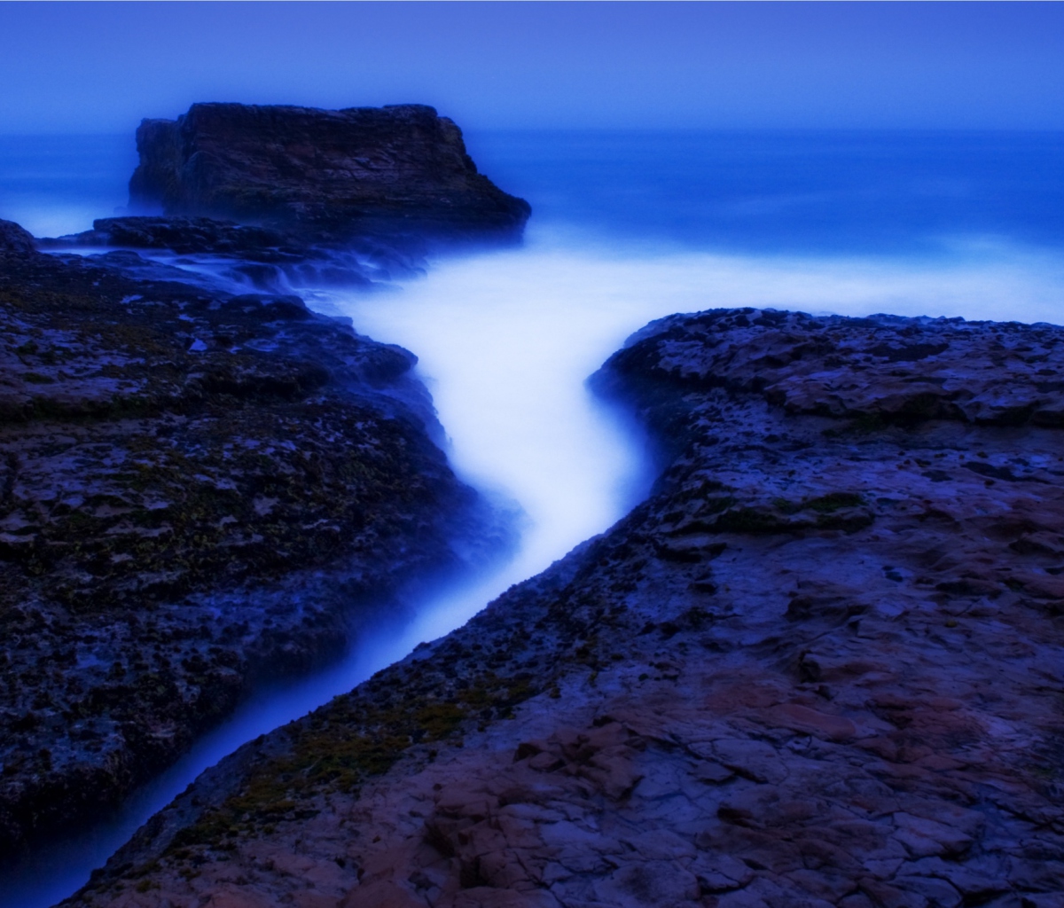 Screenshot №1 pro téma Davenport Beach Twilight 1200x1024