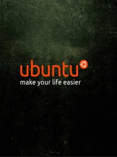 Das Ubuntu Wallpaper 240x320