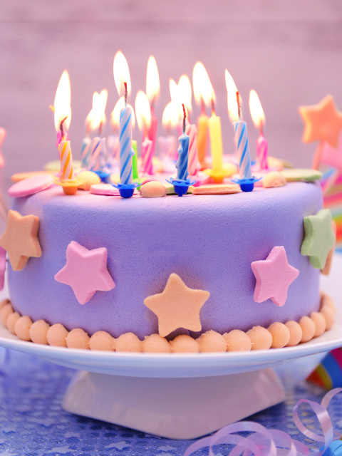 Fondo de pantalla Happy Birthday Cake 480x640