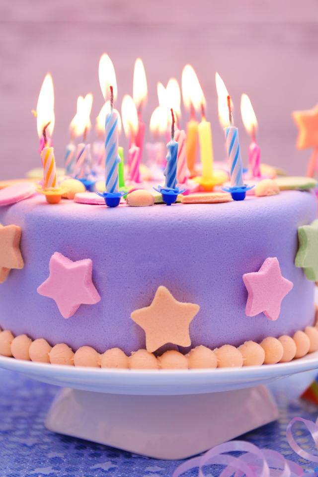 Обои Happy Birthday Cake 640x960