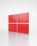 Fondo de pantalla Windows Red Emblem 128x160