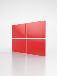 Sfondi Windows Red Emblem 240x320