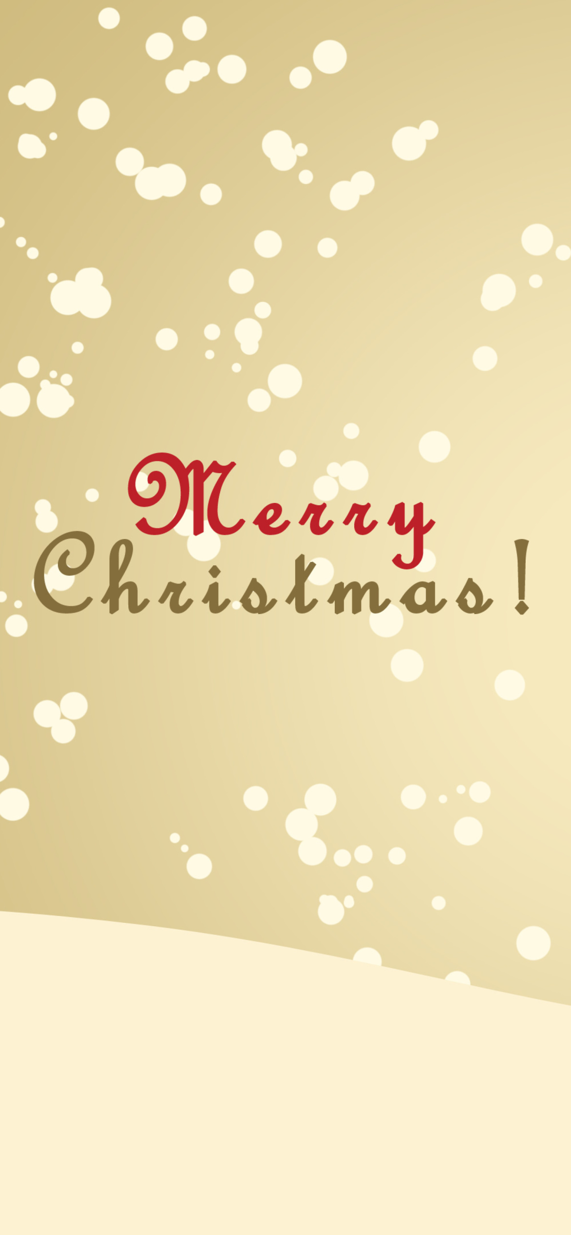 Sfondi Merry Christmas Wishes from Snowman 1170x2532