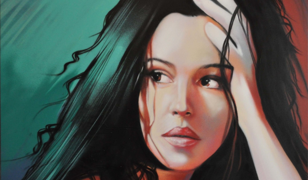 Monica Bellucci Painting screenshot #1 1024x600