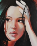 Monica Bellucci Painting screenshot #1 128x160