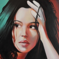 Fondo de pantalla Monica Bellucci Painting 208x208