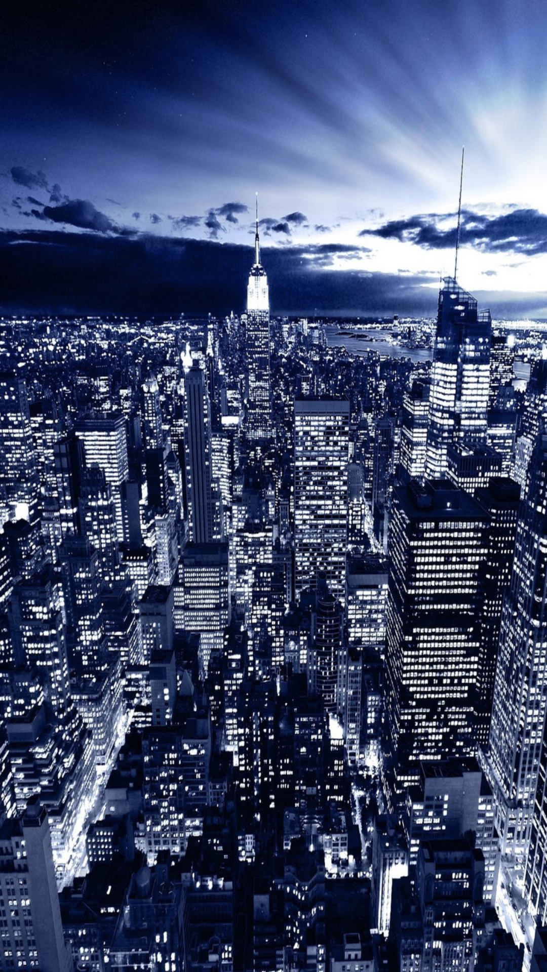 Sfondi New York In Blue 1080x1920