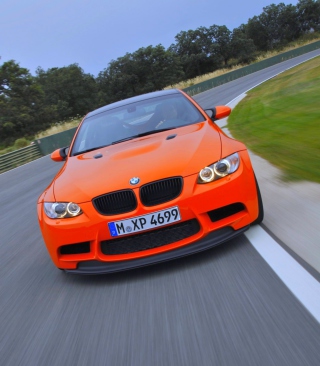 Orange BMW - Obrázkek zdarma pro Nokia Asha 306