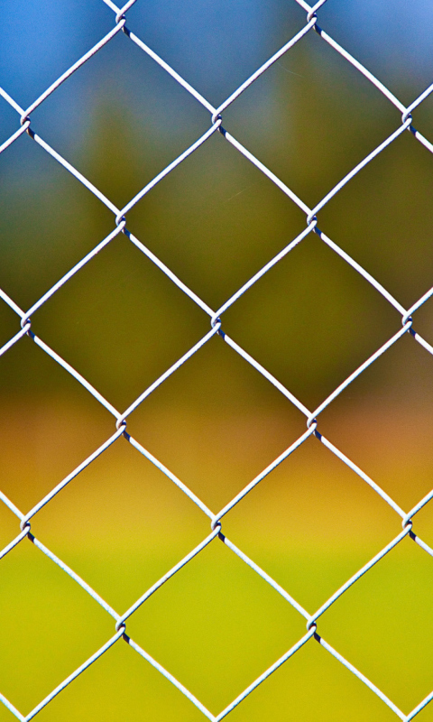 Das Cage Fence Wallpaper 480x800