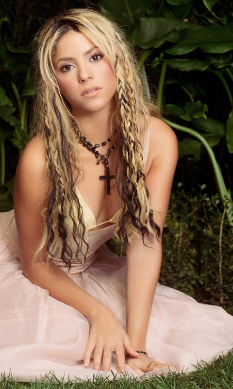 Fondo de pantalla Shakira 480x800
