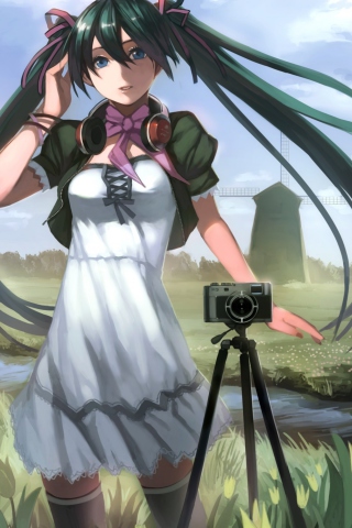 Hatsune Miku screenshot #1 320x480