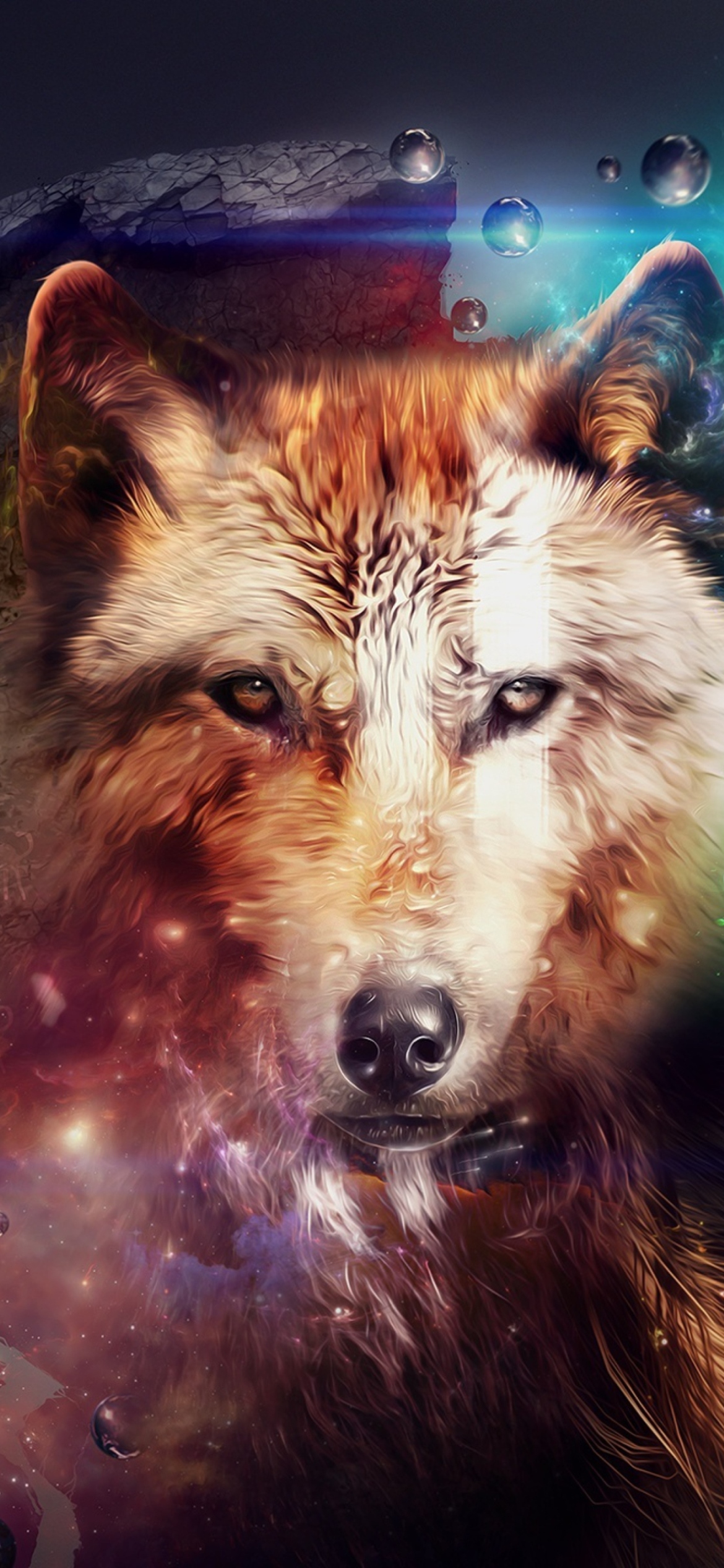 Sfondi Magic Wolf 1170x2532