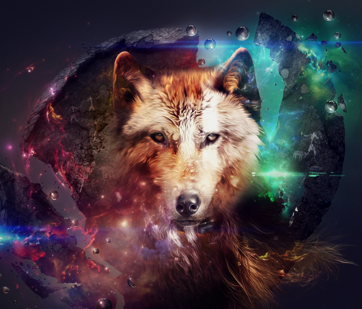 Sfondi Magic Wolf 1200x1024