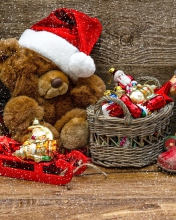 Sfondi Santa's Teddy 176x220