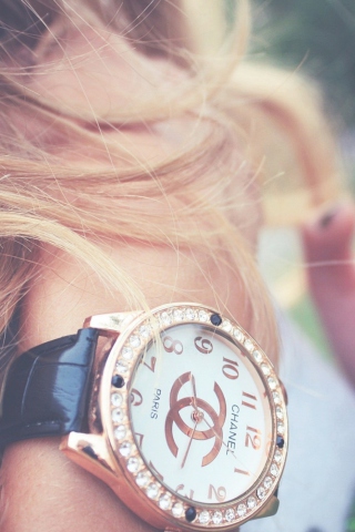 Fondo de pantalla Chanel Watch 320x480