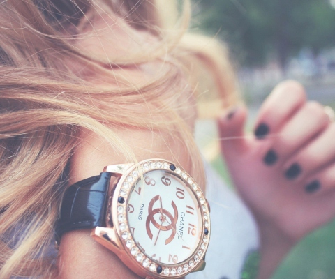 Das Chanel Watch Wallpaper 480x400