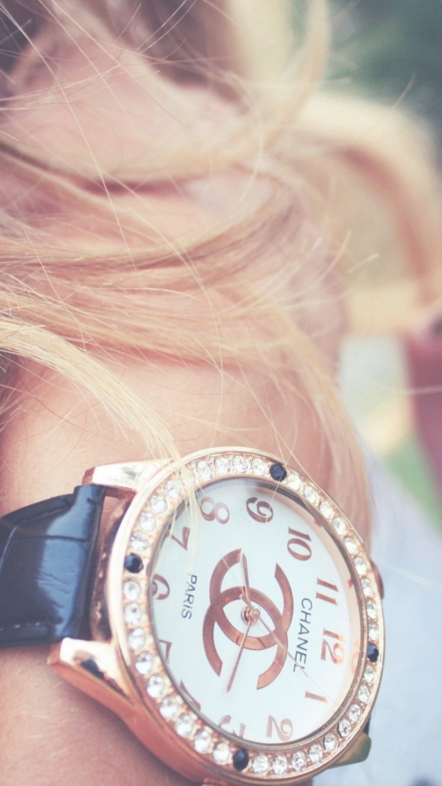 Chanel Watch wallpaper 640x1136