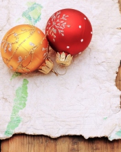 New Year Golden And Red Decorations screenshot #1 176x220