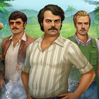 Narcos TV Crime Television Series Background for Nokia 6100
