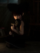 Fondo de pantalla Lonely Child With Toy 132x176